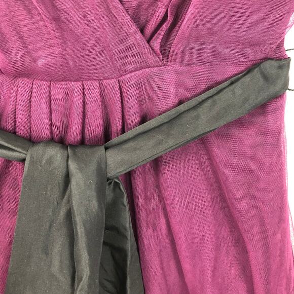 Anthropologie Moulinette Soeurs Tickled Plum Tulle Dress Women’s SZ 8 EUC - Picture 10 of 16